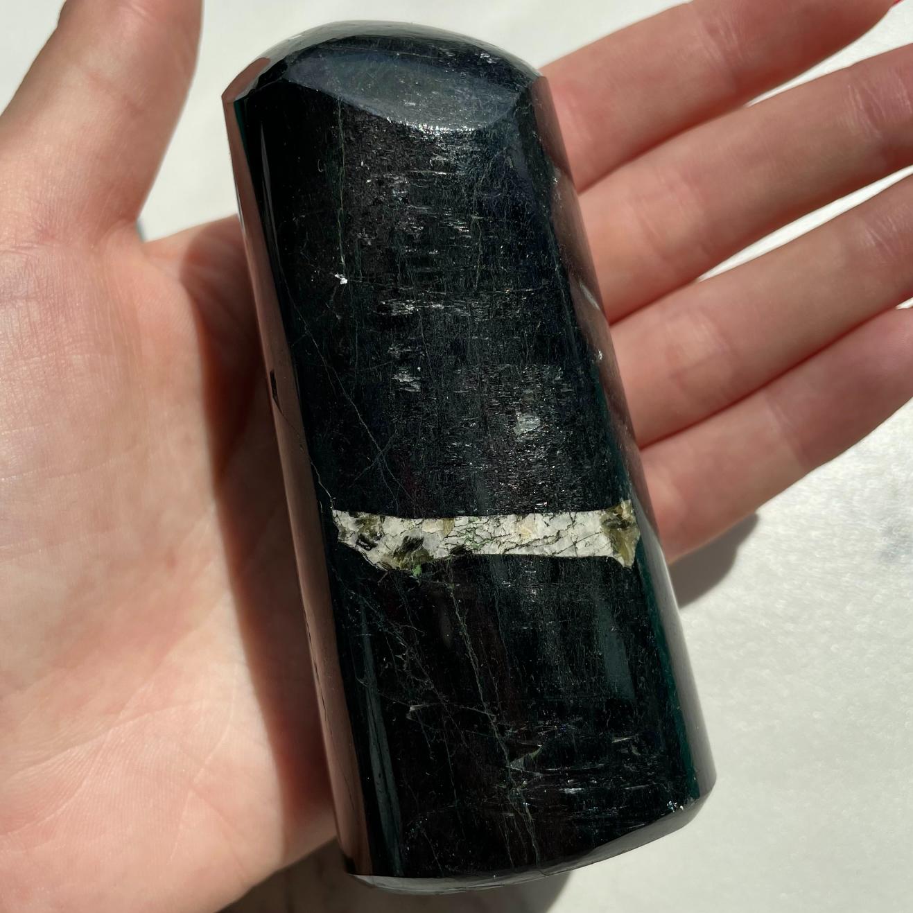 Black Tourmaline Polished Freeform - BT22 Black Tourmaline Polished Freeform - BT22